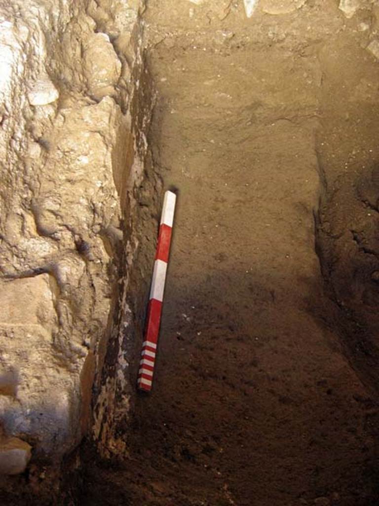 VI.14, Herculaneum. September 2005. Looking south along east side of lower level.
Photo courtesy of Nicolas Monteix.